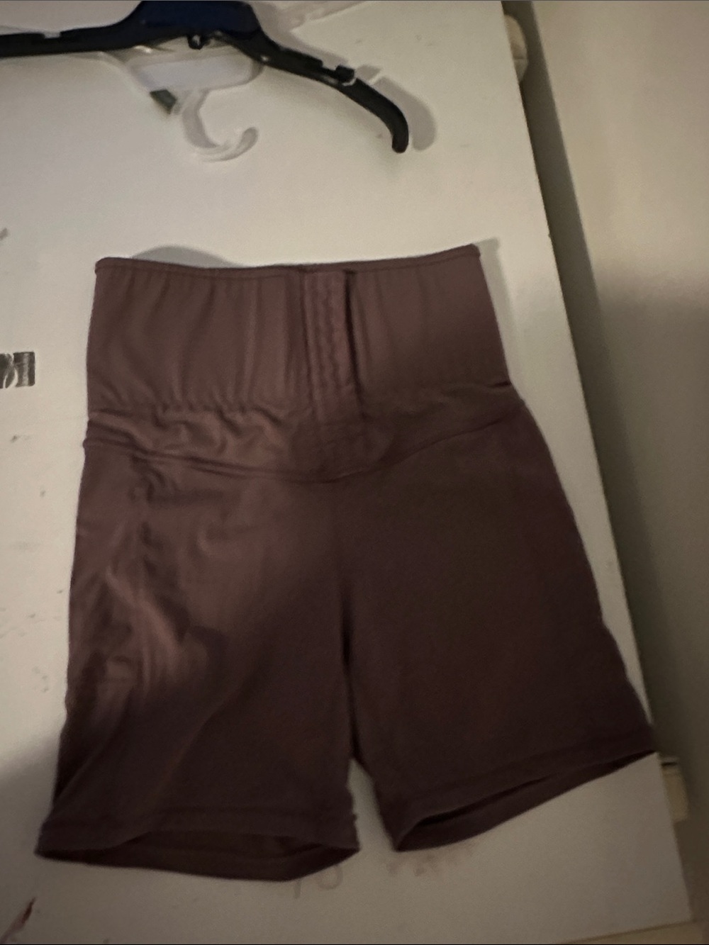 High-Waist Women’s Seamless Bike Shorts - Mauve